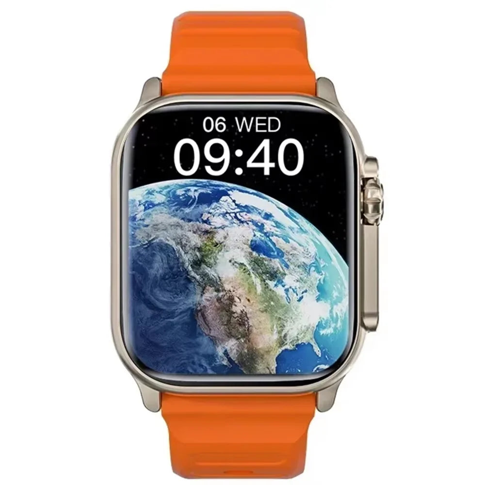 Men's Smart Watch 2.01 Inch HD Screen Bluetooth Call Health Fitness Tracker Multi Sport Mode Smartwatch for Android IOS