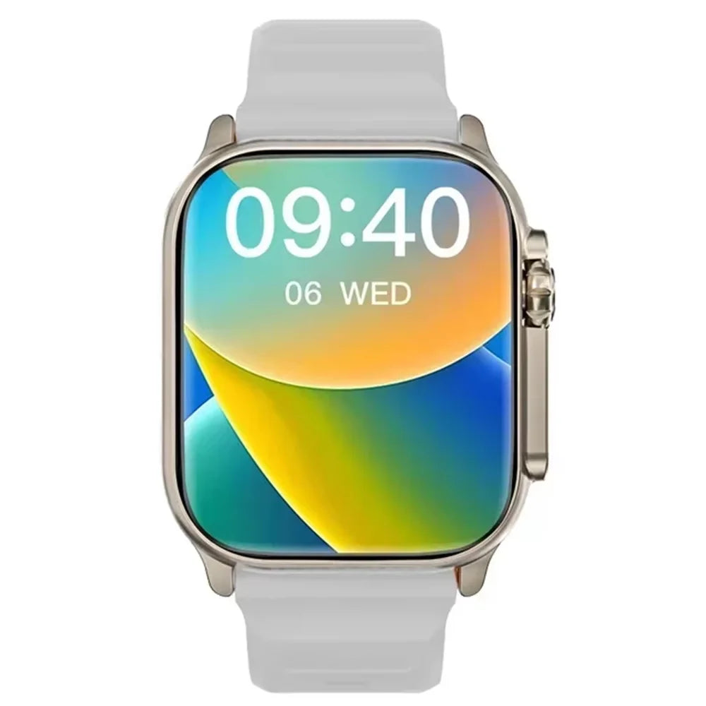 Men's Smart Watch 2.01 Inch HD Screen Bluetooth Call Health Fitness Tracker Multi Sport Mode Smartwatch for Android IOS