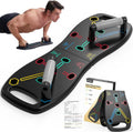 Push up Board, Portable Pushup Board for Men, Foldable Push-Up Board, Multifunctional Push up Board-20 in 1 at Home Gym, Pushup Handles for Chest Muscle Exercise Strength Training Equipment